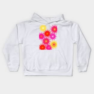 Abstract Flowers Kids Hoodie